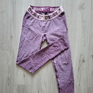 Gymshark Flex Leggings Medium Burgundy and Pink